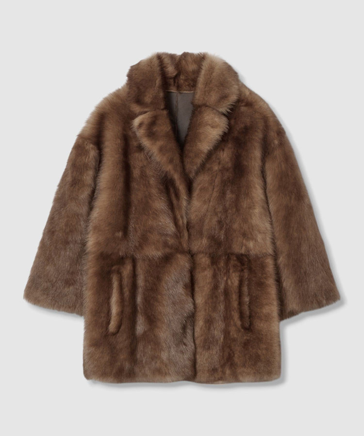 buying 【CARUS(カルス)】 MOUTON JACKET ブラウン (81)