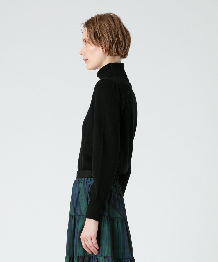 LOULOU WILLOUGHBY 【LOULOU WILLOUGHBY】コンパクトタートル長袖プルオーバー ブラック (95)