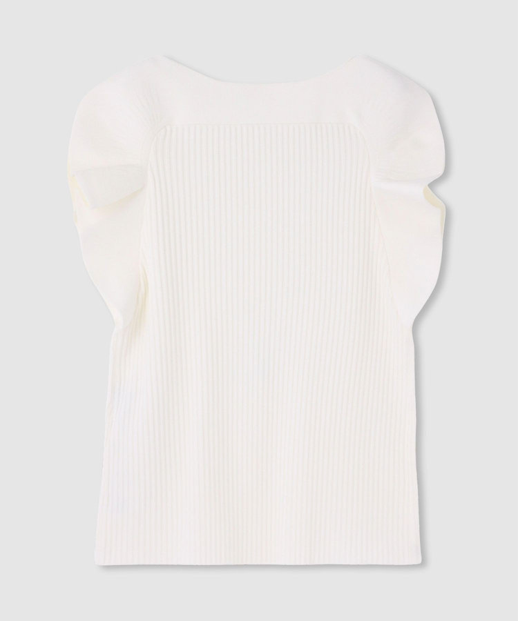 LOULOU WILLOUGHBY 【LOULOU WILLOUGHBY】スキャーラッププルオーバー ホワイト (01)