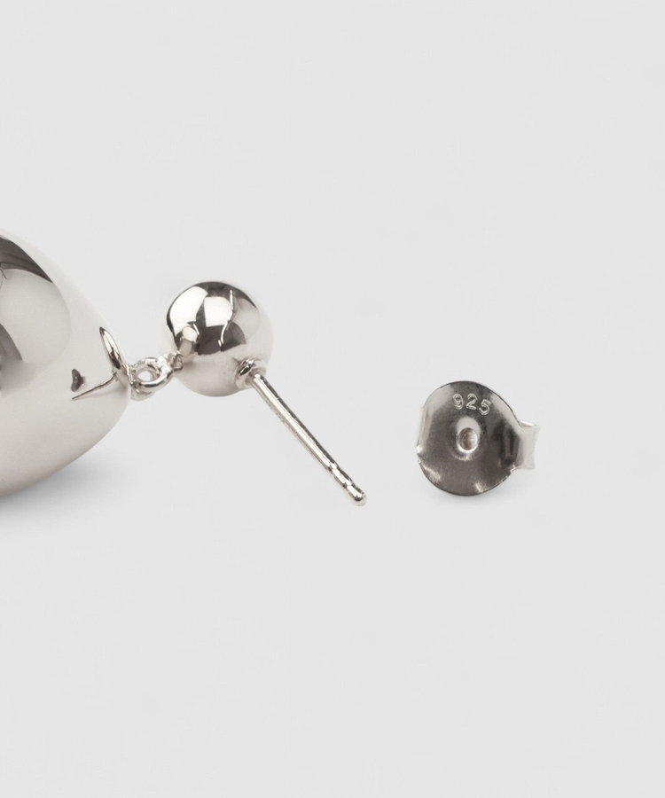 buying 【LIE STUDIO(リエスタジオ)】JILIE EARRINGS SILVER シルバー (90)
