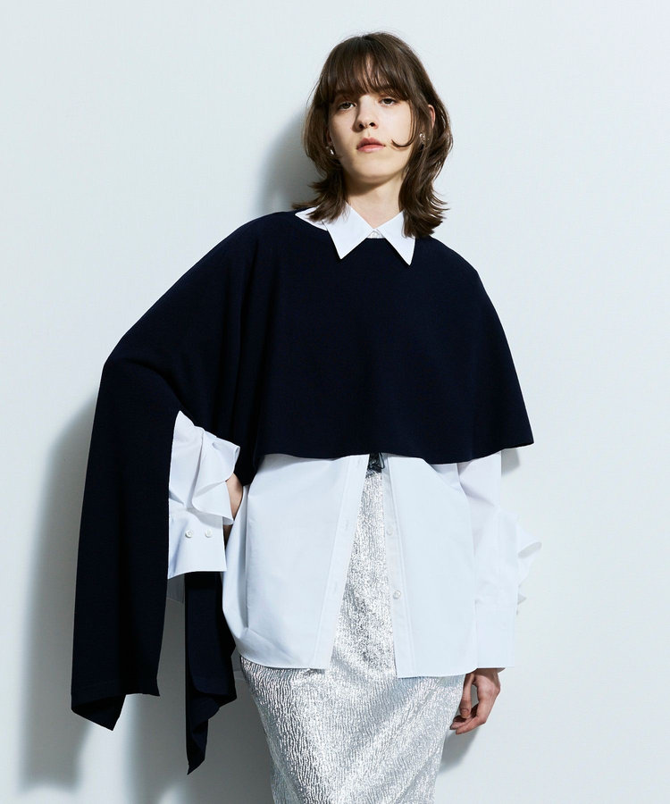 ハイツイストウールアシメケープ|allureville OFFICIAL SITE / ONLINE 