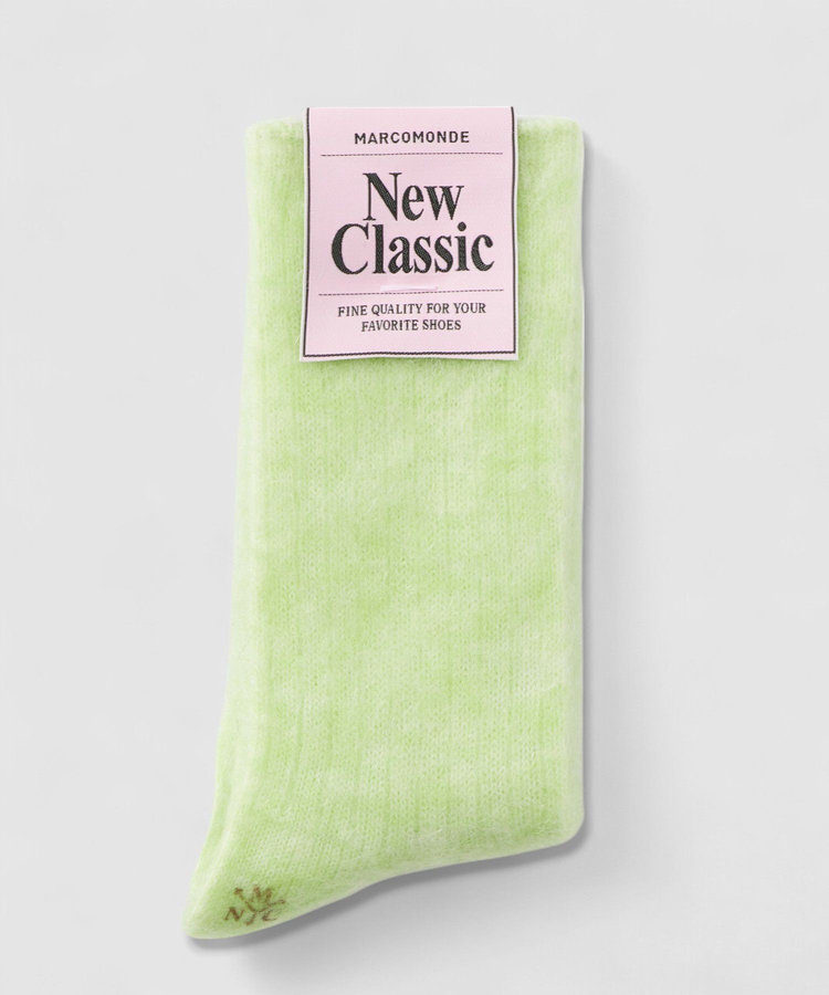 buying 【MARCOMONDE(マルコモンド)】MOHAIR SOCKS													 グリーン系 (74)