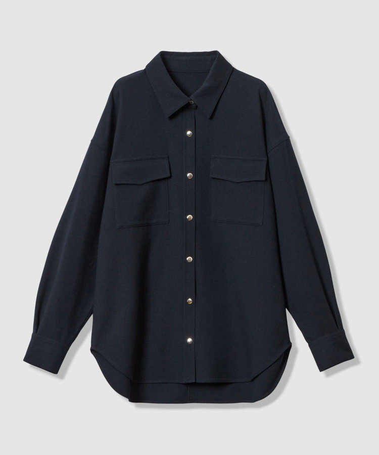 allureville サキソニーＣＰＯシャツ ネイビー (65)