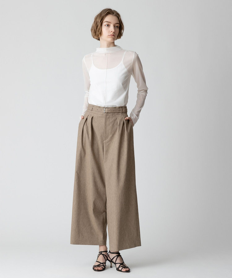 allureville シアーファネルネックプルオーバー オフホワイト (02)