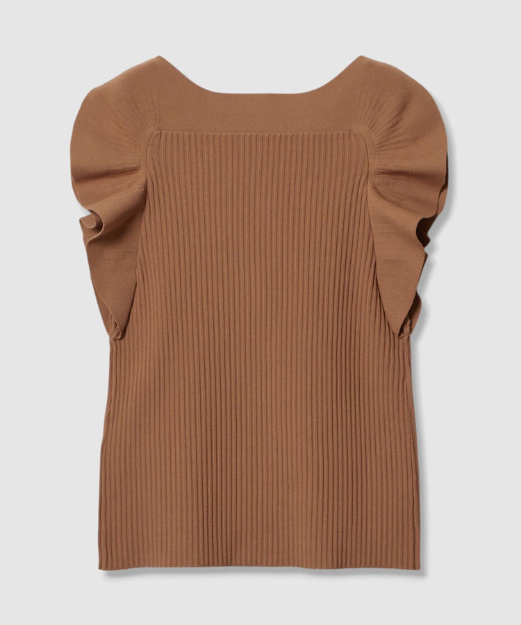 LOULOU WILLOUGHBY 【LOULOU WILLOUGHBY】スキャーラッププルオーバー キャメル (84)