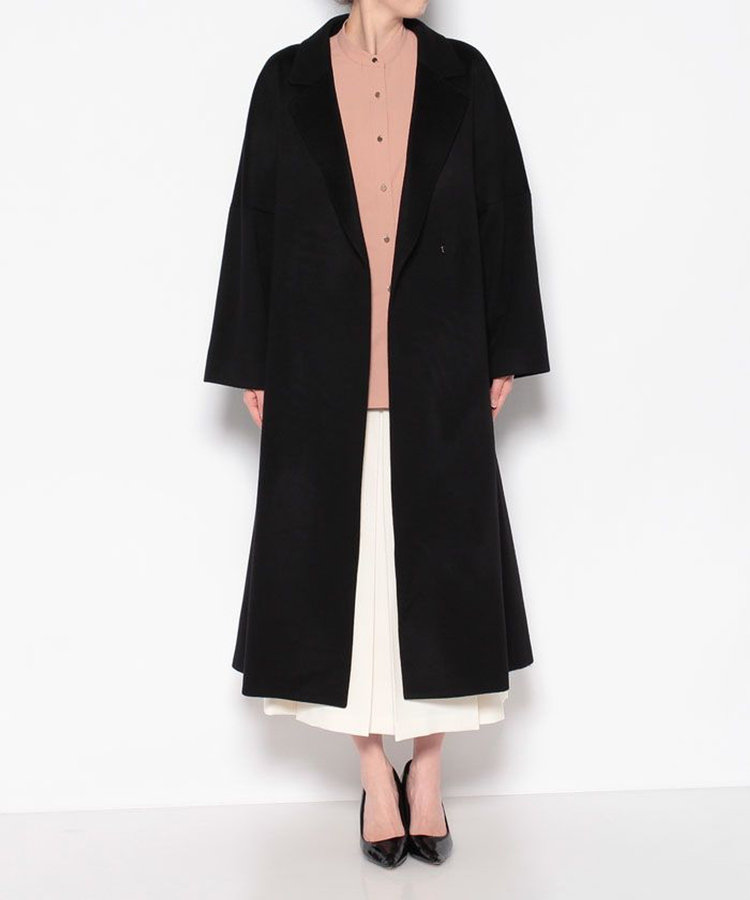 allureville カシミヤビーバーコート ブラック (95)