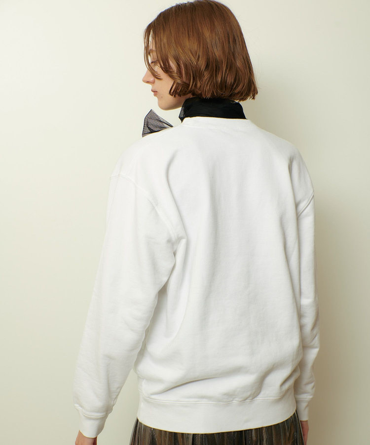 allureville ロゴスウェットプルオーバー オフホワイト (02)