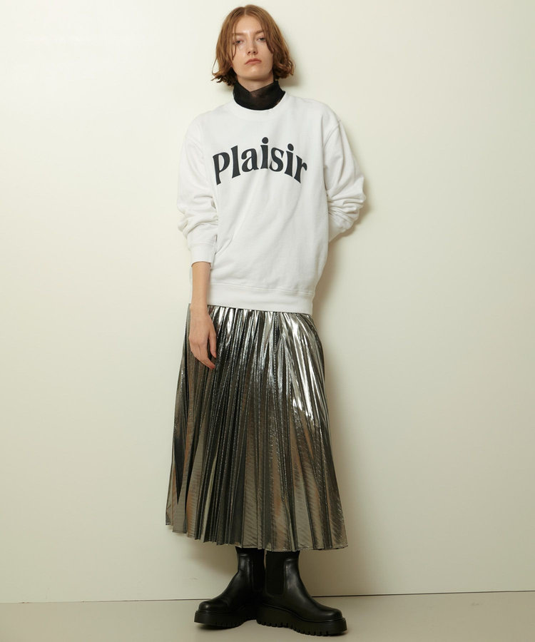 allureville ロゴスウェットプルオーバー オフホワイト (02)