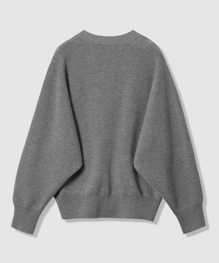 allureville ウールスムースカーディガン グレー (92)