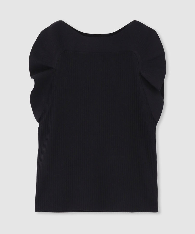 LOULOU WILLOUGHBY 【LOULOU WILLOUGHBY】スキャーラッププルオーバー ブラック (95)