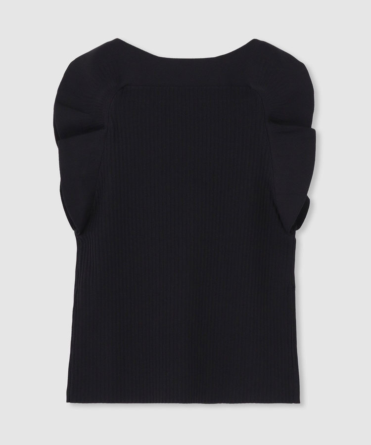 LOULOU WILLOUGHBY 【LOULOU WILLOUGHBY】スキャーラッププルオーバー ブラック (95)