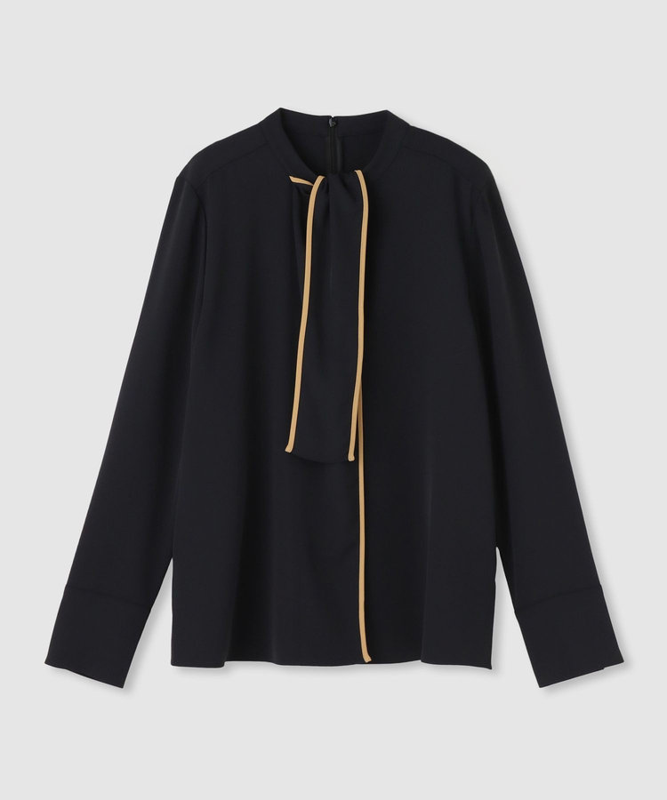 allureville DEFORM ボウブラウス ブラック系 (98)