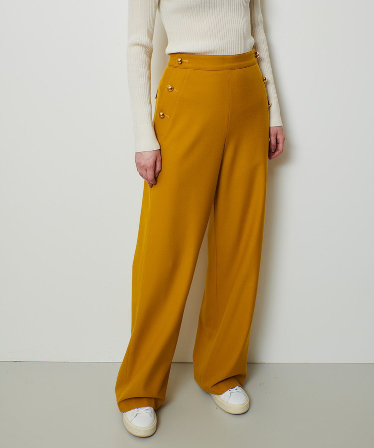 allureville 裏起毛マリンパンツ イエロー (21)