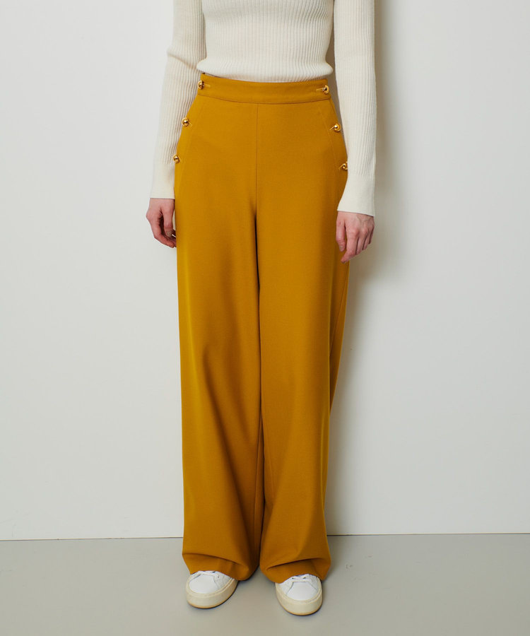 allureville 裏起毛マリンパンツ イエロー (21)