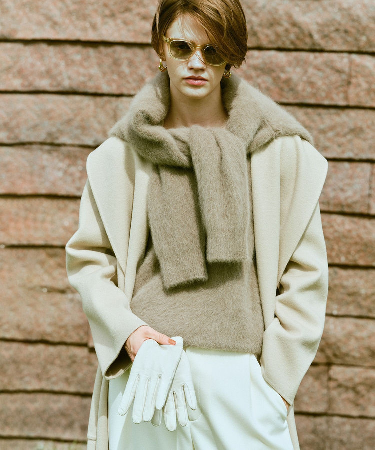 buying 【Italguanto(イタルグアント)】 LEATHER GLOVES ベージュ (11)