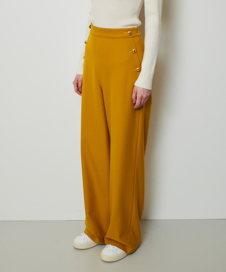 allureville 裏起毛マリンパンツ イエロー (21)