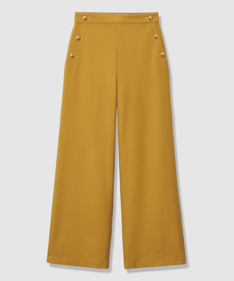 allureville 裏起毛マリンパンツ イエロー (21)