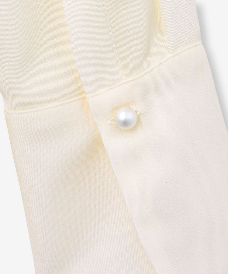 LOULOU WILLOUGHBY 【LOULOU WILLOUGHBY】ビッグカラーロングシャツ ホワイト (01)