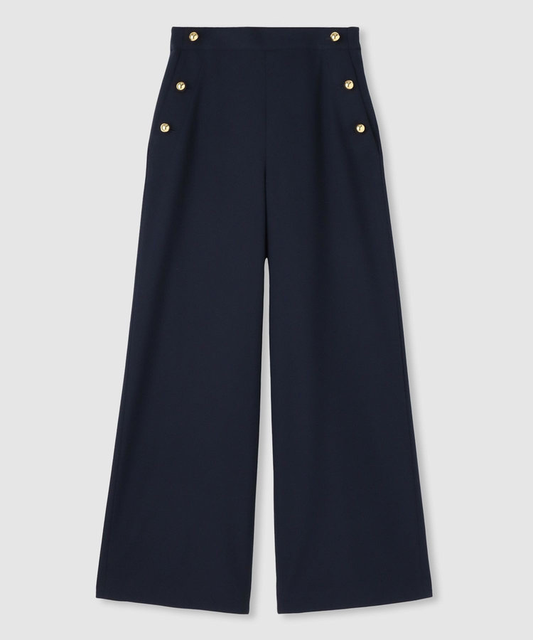 allureville 裏起毛マリンパンツ ネイビー (65)