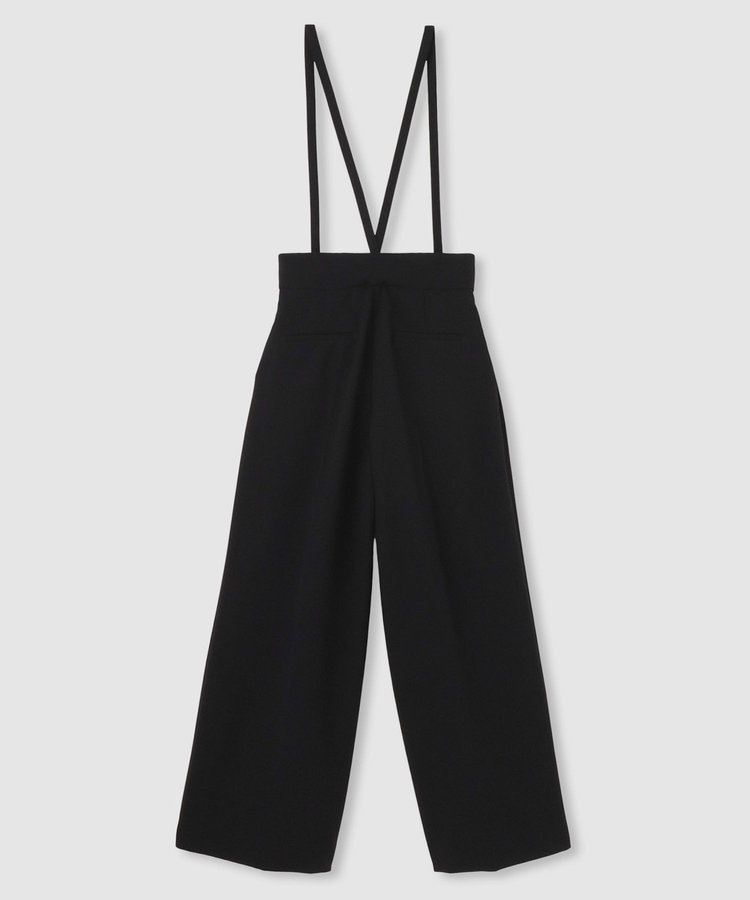 LOULOU WILLOUGHBY ◇【LOULOU WILLOUGHBY】トリアセダブルクロスサス付パンツ ブラック (95)