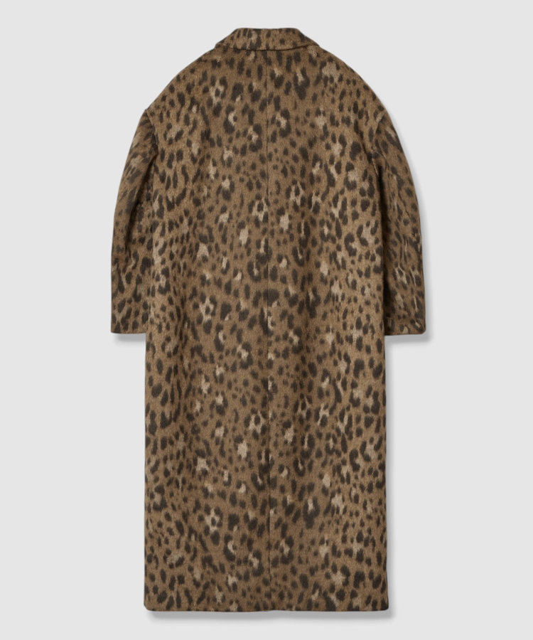 allureville MILIORレオパードコート ブラウン (81)