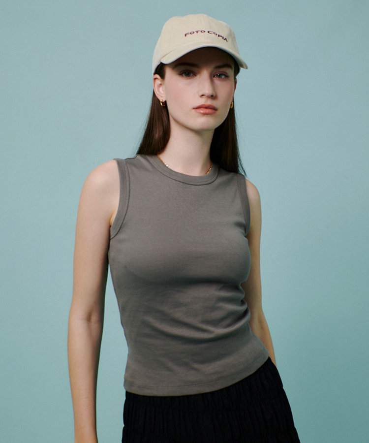 buying 【FLORE FLORE(フローレフローレ)】ESME TANK グレージュ (15)