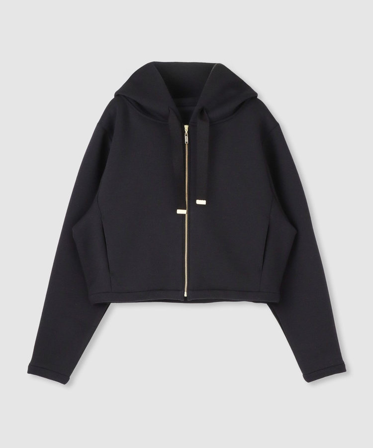 LOULOU WILLOUGHBY ◇【LOULOU WILLOUGHBY】コンパクトパフフーディー ブラック (95)