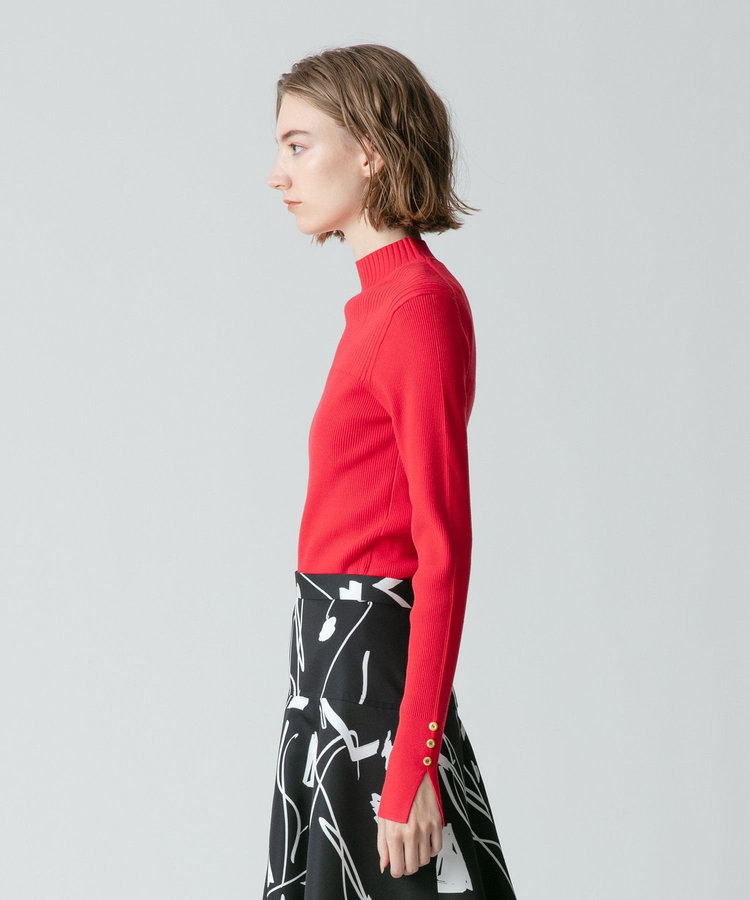 allureville キリカエリブプルオーバー レッド (43)