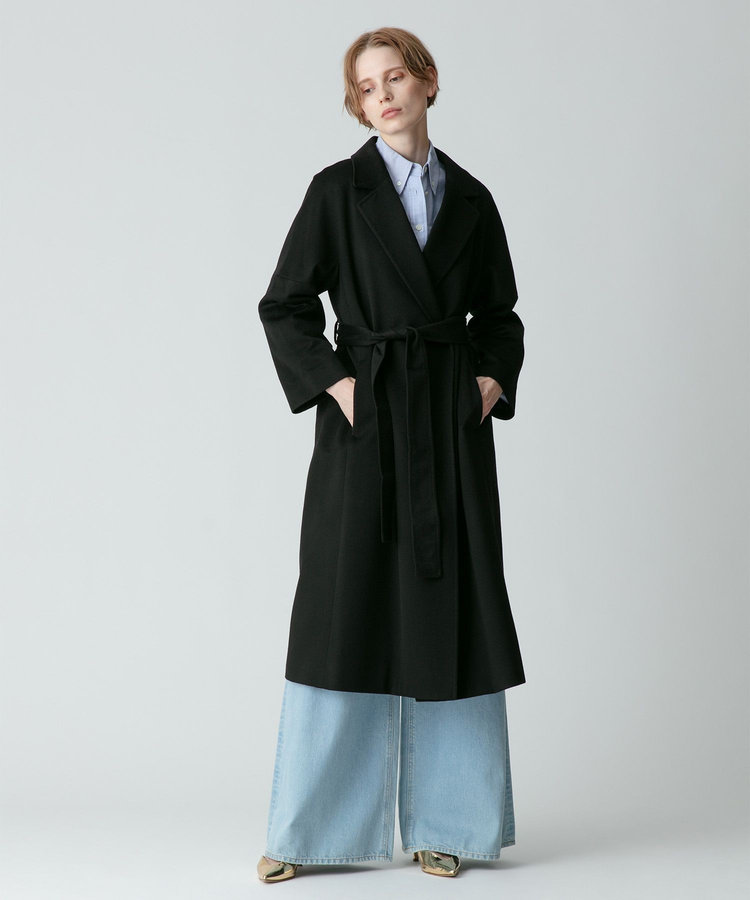 allureville カシミヤビーバーコート ブラック (95)