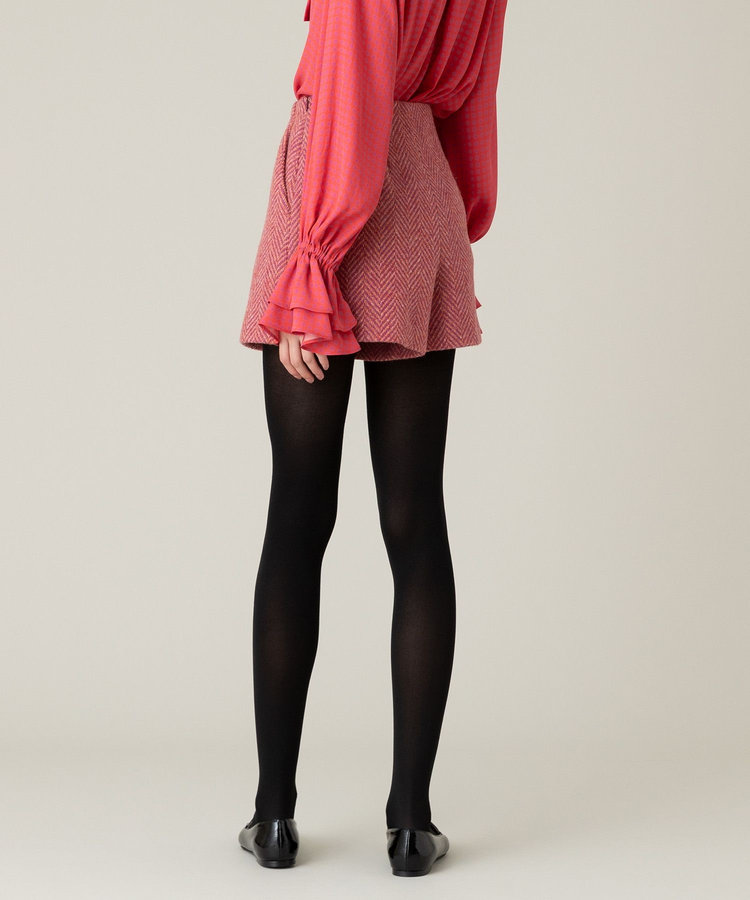 LOULOU WILLOUGHBY 【LOULOU WILLOUGHBY】MAGEE ヘリンボンスカンツ ピンク (41)