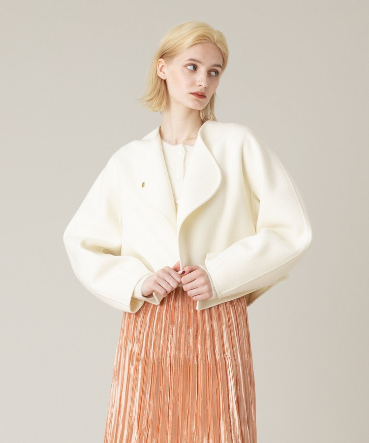 LOULOU WILLOUGHBY 【LOULOU WILLOUGHBY】シャルムビーバーリバージャケット オフホワイト (02)