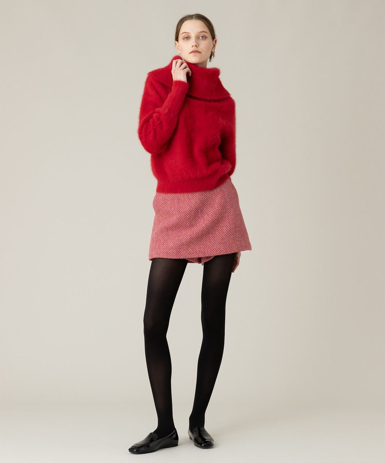 LOULOU WILLOUGHBY 【LOULOU WILLOUGHBY】MAGEE ヘリンボンスカンツ ピンク (41)