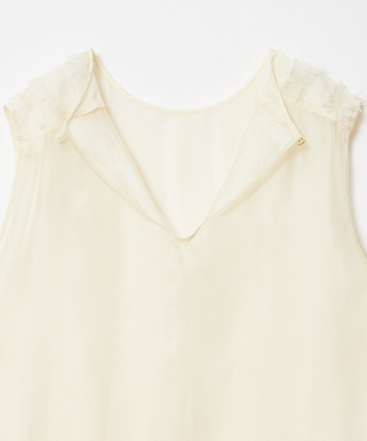 allureville ストライプカットジャガードナローワンピース アイボリー (04)