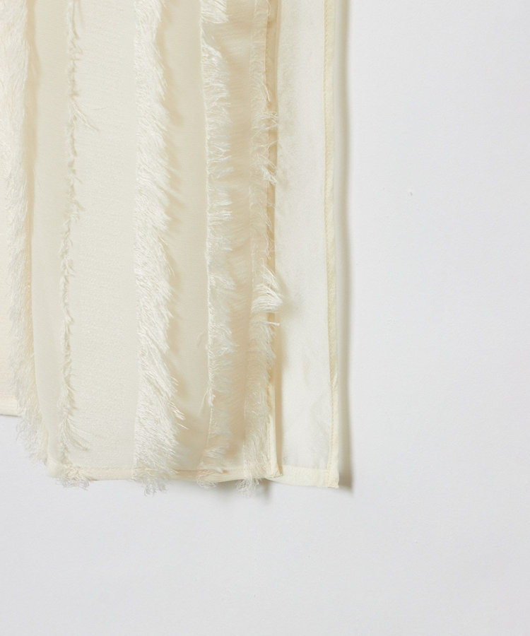 allureville ストライプカットジャガードナローワンピース アイボリー (04)