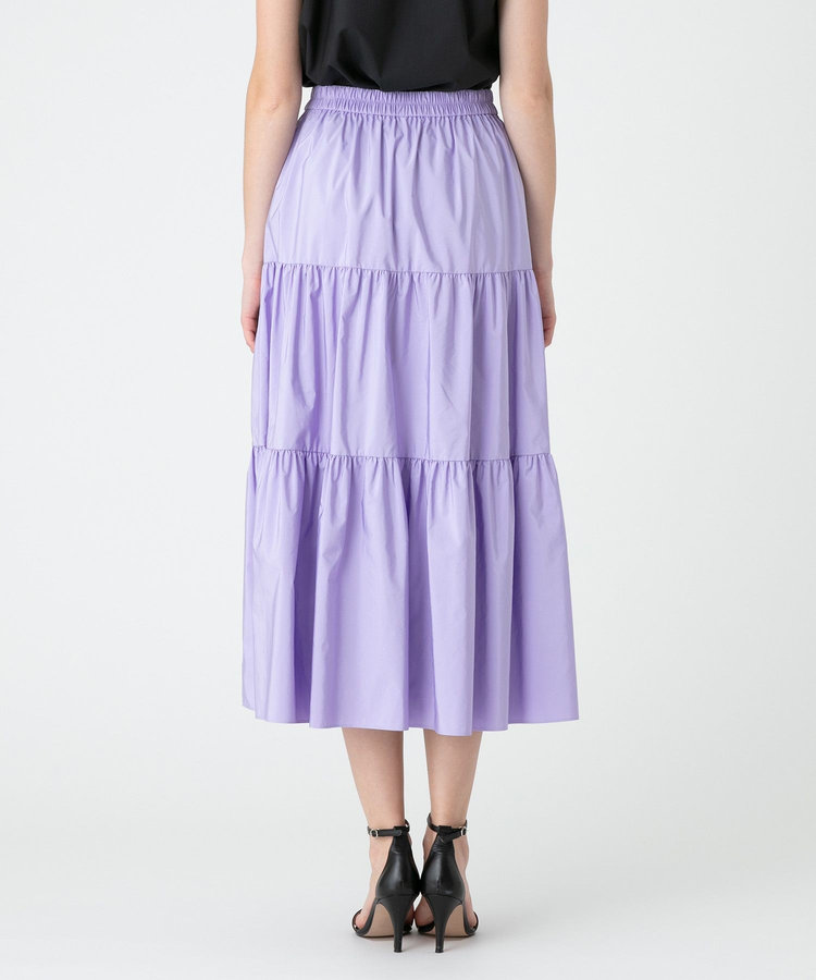LOULOU WILLOUGHBY 【LOULOU WILLOUGHBY】タフタティアードスカート ラベンダー (53)