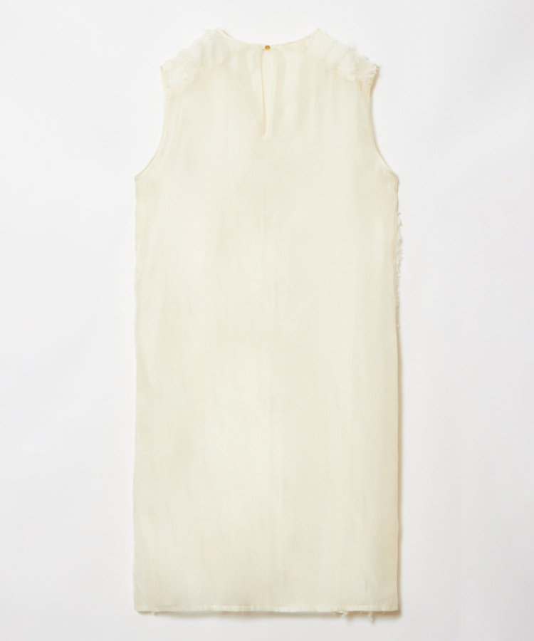 allureville ストライプカットジャガードナローワンピース アイボリー (04)