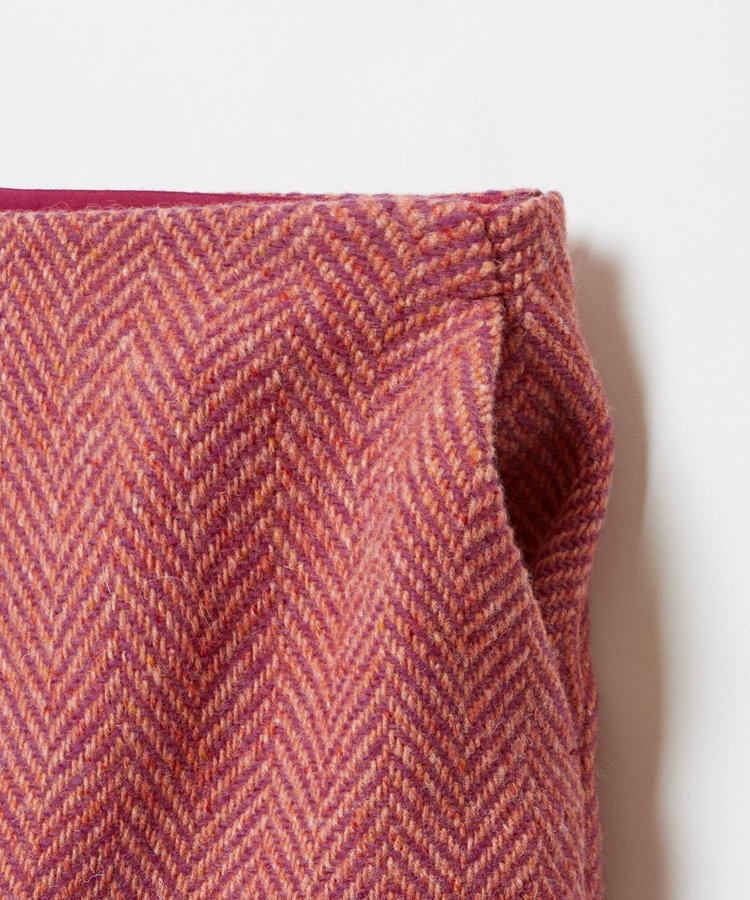 LOULOU WILLOUGHBY 【LOULOU WILLOUGHBY】MAGEE ヘリンボンスカンツ ピンク (41)