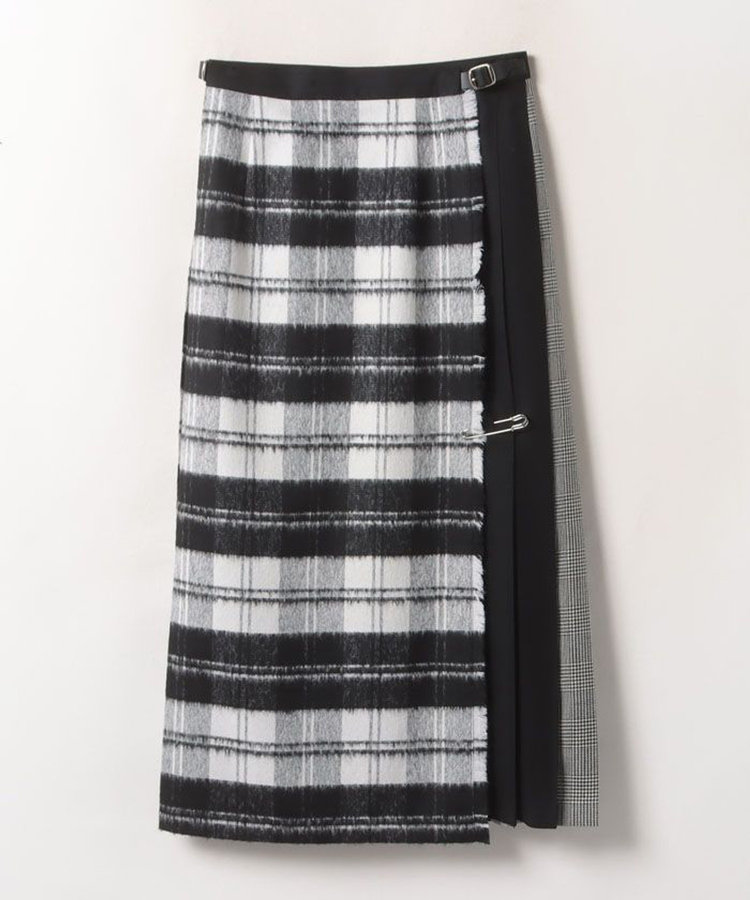 buying 【O'NEIL of DUBLIN(オニールオブダブリン)】CLASSIC PATCHWORK LONG KILT ホワイト系 (08)