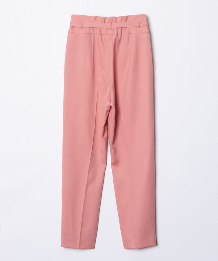 LOULOU WILLOUGHBY 【LOULOU WILLOUGHBY】T/Wギャバテーパードパンツ ピンク (41)