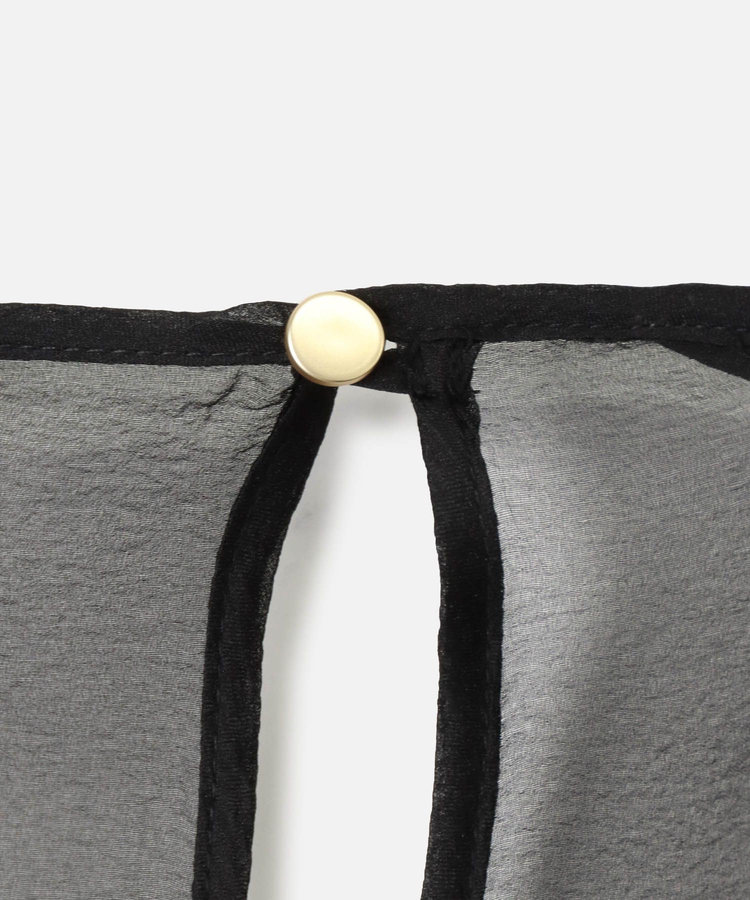 allureville ストライプカットジャガードナローワンピース ブラック (95)