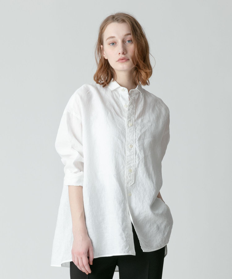 TICCA(ティッカ)】 LINEN SQUARE BIG SHIRT|allureville OFFICIAL SITE 