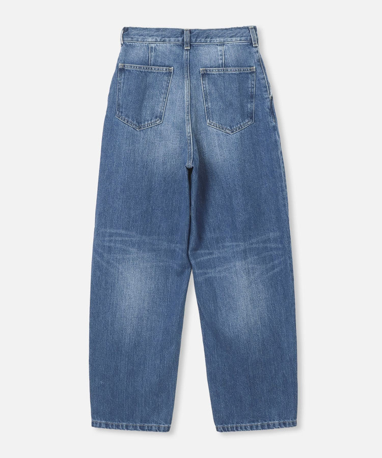 allureville デニムテーパードパンツ ブルー (61)