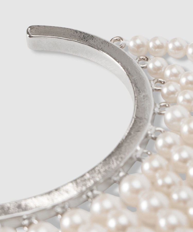 allureville WEEPING PEARLバングル シルバー (90)