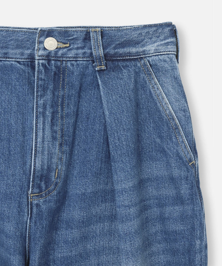 allureville デニムテーパードパンツ ブルー (61)