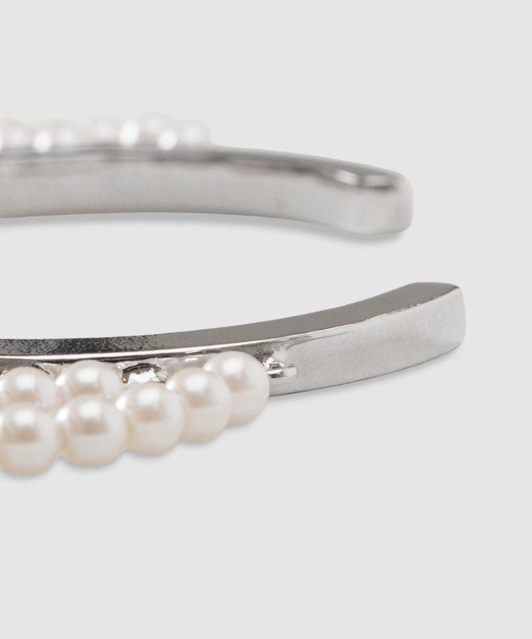 allureville WEEPING PEARLバングル シルバー (90)