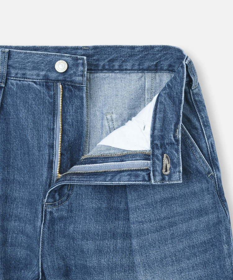 allureville デニムテーパードパンツ ブルー (61)