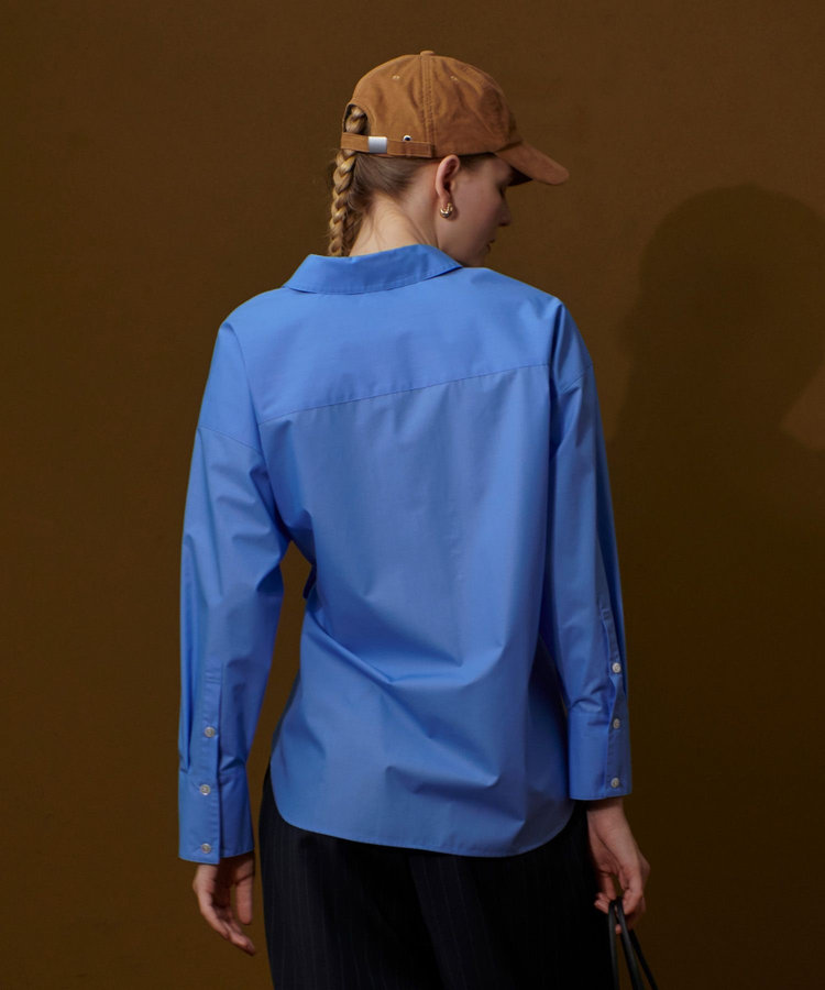 allureville カシュクール2WAYシャツ ブルー (61)