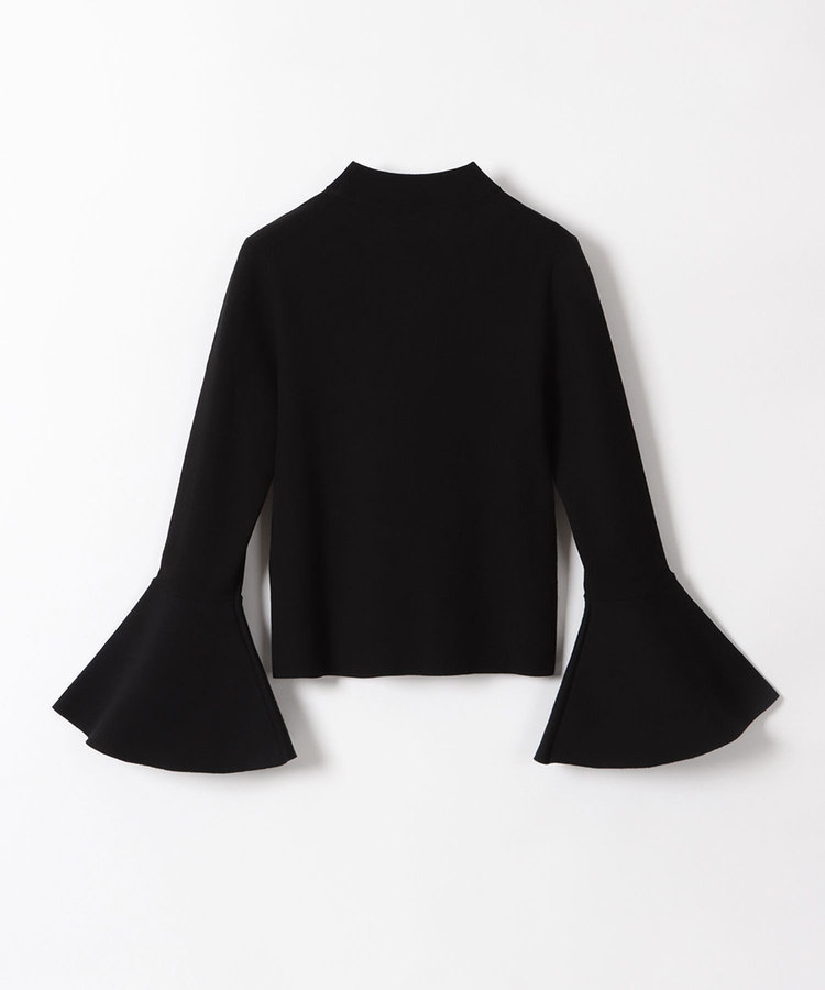 LOULOU WILLOUGHBY 【LOULOU WILLOUGHBY】トランペットカフプルオーバー ブラック (95)