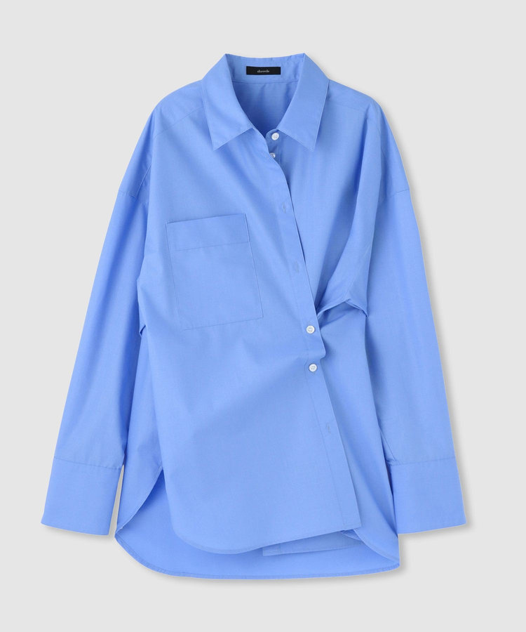 allureville カシュクール2WAYシャツ ブルー (61)