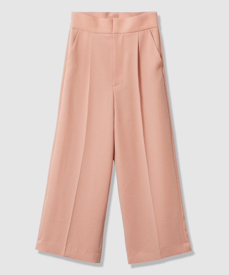 LOULOU WILLOUGHBY 【LOULOU WILLOUGHBY】ダブルクロスハイウエストサロペットパンツ ピンク (41)